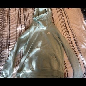 Nike Light Blue Cowl Neck Sweatshirt